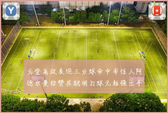 戈登高效表现三分球命中率惊人阿德尔曼称赞其聪明打球无勉强出手