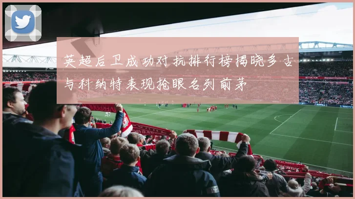 英超后卫成功对抗排行榜揭晓多古与科纳特表现抢眼名列前茅